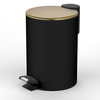 購入 便利なローリングカバー フットペダルビン 3L / 5L / 8L / 12L / 20L / 30L 衛生的なゴミ収集のためのステンレス鋼ゴミ箱 オンライン製造