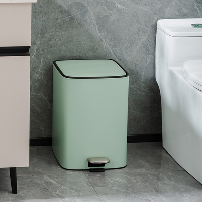 購入 スタッドレスタイヤ 柔らかい 足のペダル 足のペダル ゴミ箱 ディフェンダーシリーズ 家庭用トイレ用の四角形のゴミ箱 オンライン製造