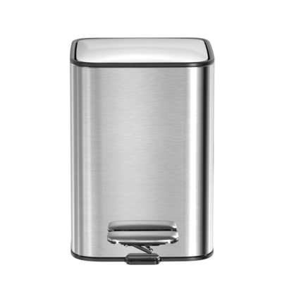購入 3L 5L ステンレス ソフト 閉ざし 直角 ゴミ箱 持続可能 キッチン バスルーム オフィス バスルーム ディフェンダー シリーズ オンライン製造