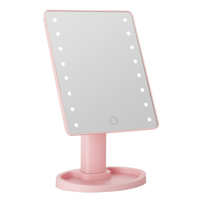 自由立方形カウンタートップ LED メイクアップ 虚栄のトレイを持つ鏡