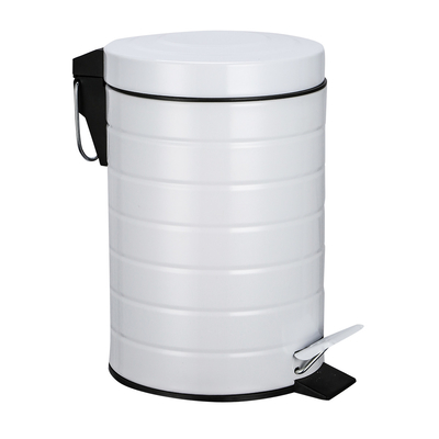 持続可能な廃棄物管理のための不鋼鋼ローリングカバーダストビン 3L/5L/8L/12L/20L/30L丸いゴミ箱